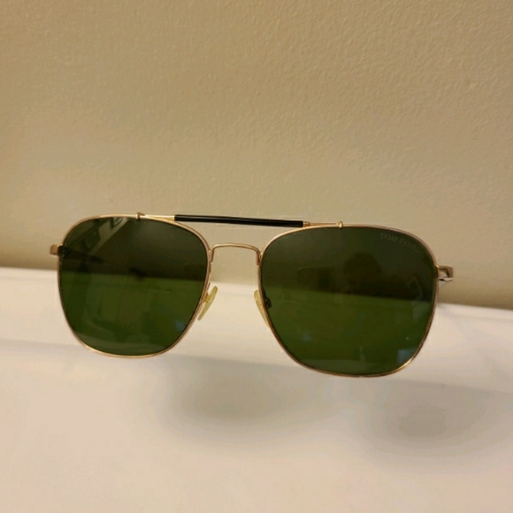 TOM FORD TF 377 28R EDWARD GOLD SUNGLASSES W/CASE - Picture 2 of 7